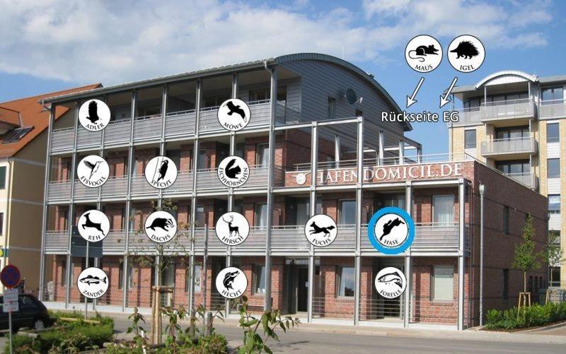 Hafendomicil Appartement Wh06 - Hase Waren  Bagian luar foto